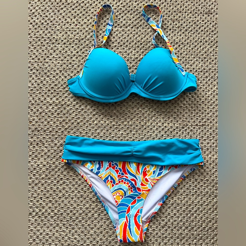 Kamoni paisley print bikini